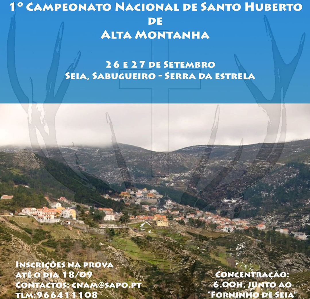 1º CAMPEONATO NACIONAL DE SANTO HUBERTO DE ALTA MONTANHA, 26 E 27 DE SETEMBRO