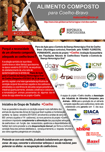 Alimento medicamentoso para coelho-bravo (Projeto + Coelho)