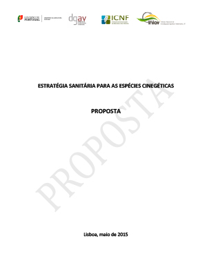 Estratégia sanitária para as espécies cinegéticas (DGAV, ICNF, INIAV)